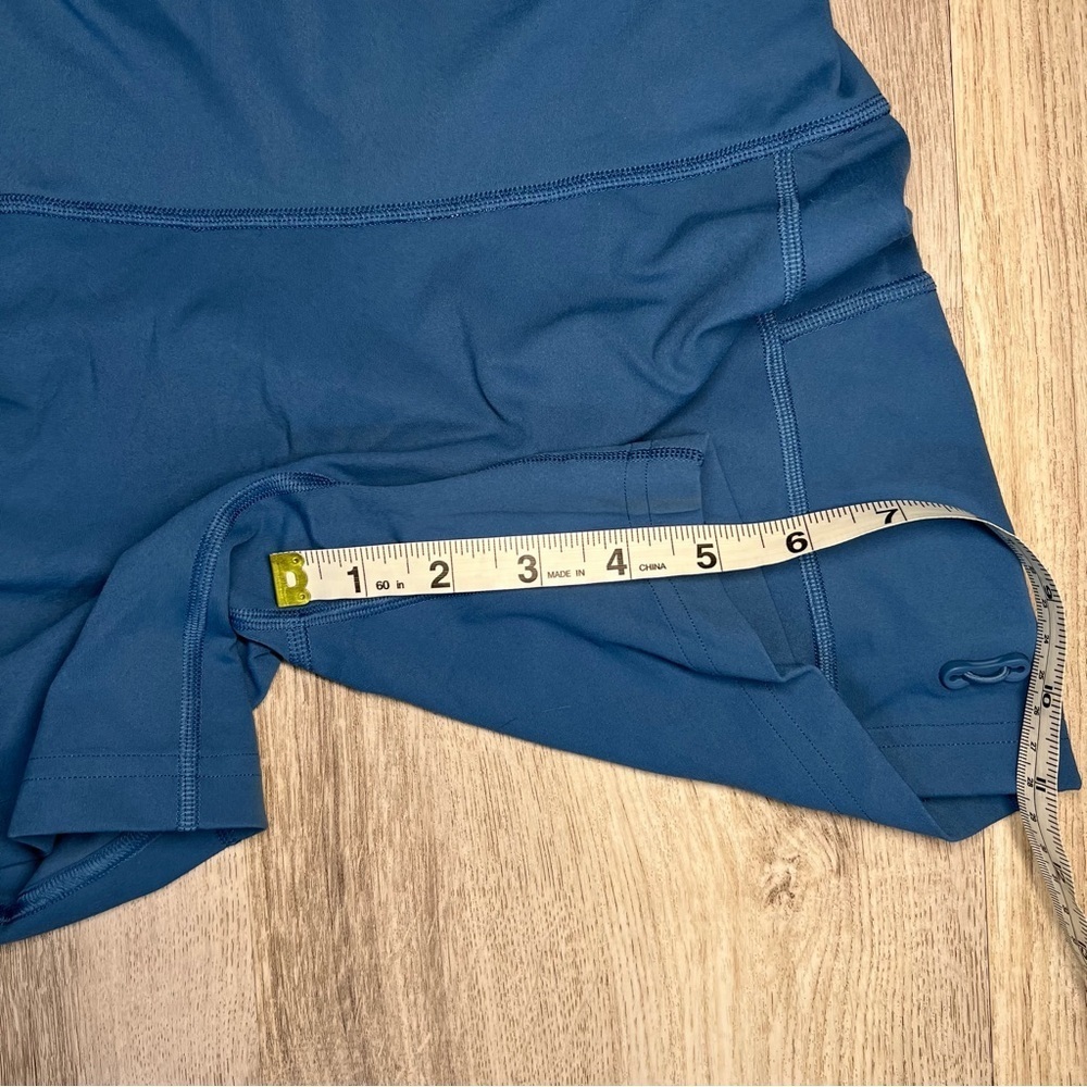Gymshark Women's Blue High-Waisted Shorts Size Small - Picture 7 of 10